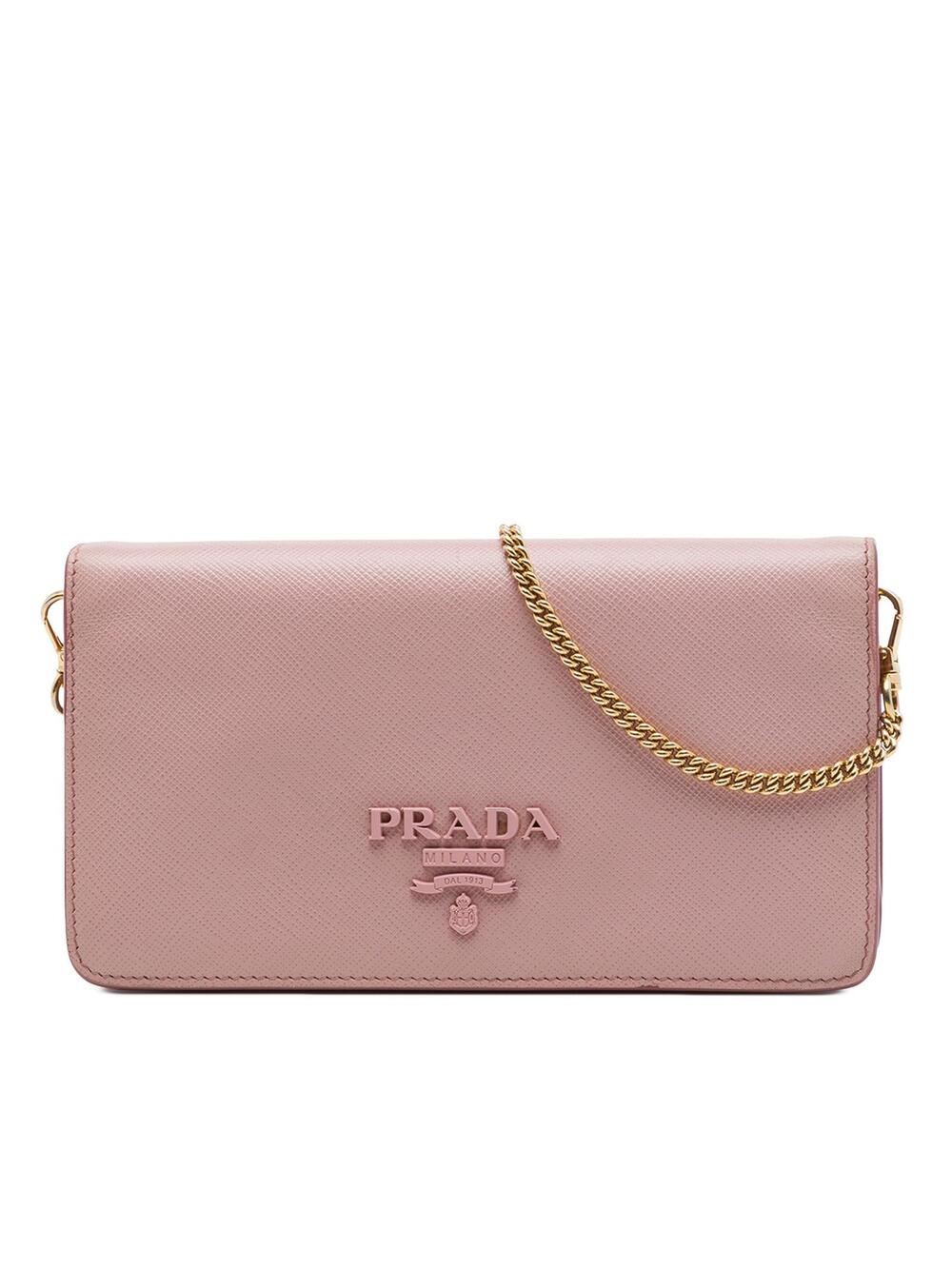 Prada Saffiano Lux Monochrome Wallet On #359889P75B